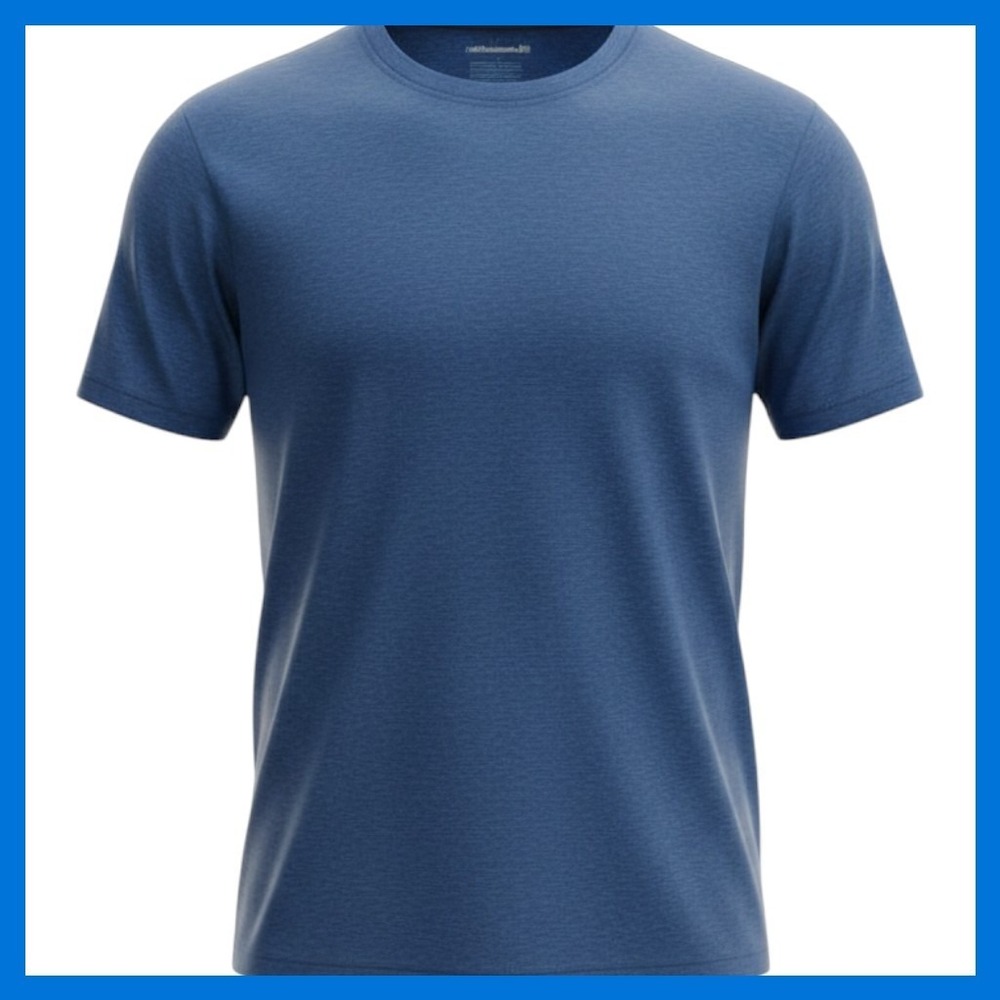 Real Essentials‎ Mens XL Blue Short Sleeve T Shirt Casual Athletic